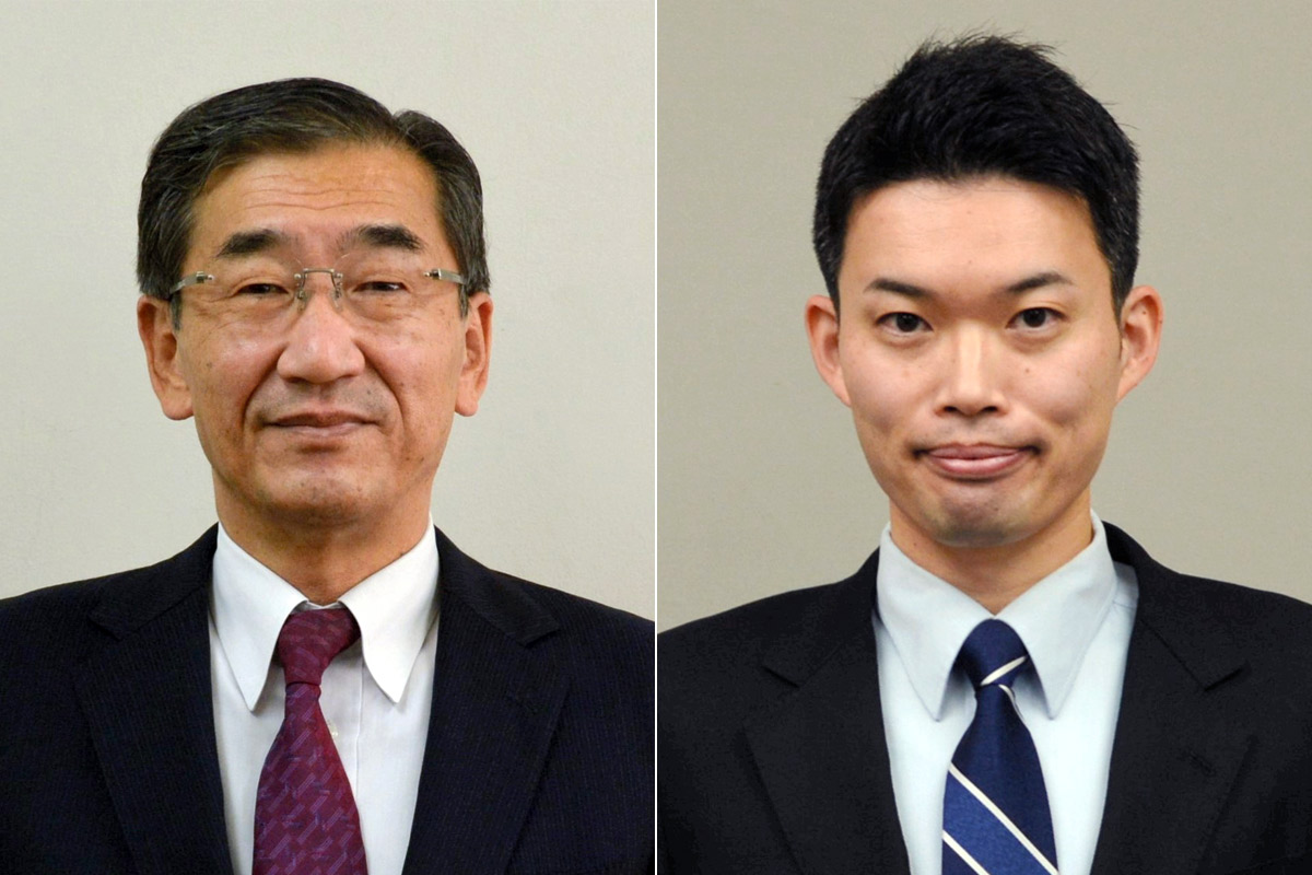 （左から届け出順）佐渡斉氏、鈴木陽介氏