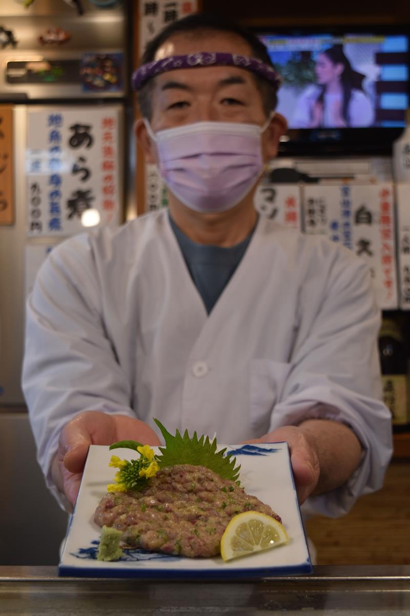 南房総発祥とされる漁師飯「なめろう」=南房総市