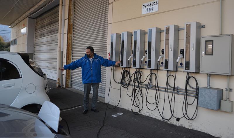 社内でも実際に毎日使って実証＝船橋市