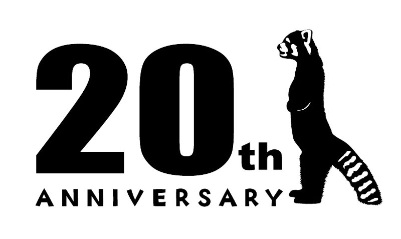 風太20歳を祝う記念のロゴマーク(千葉市動物公園提供)
