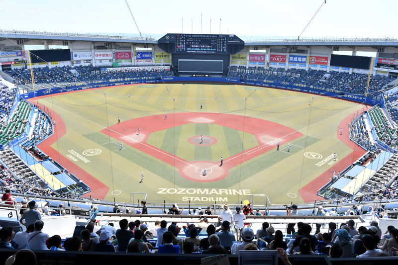 決勝の舞台となるZOZOマリンスタジアム