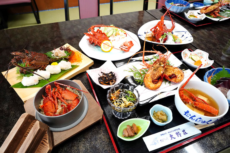 御宿町で食べられるイセエビ料理