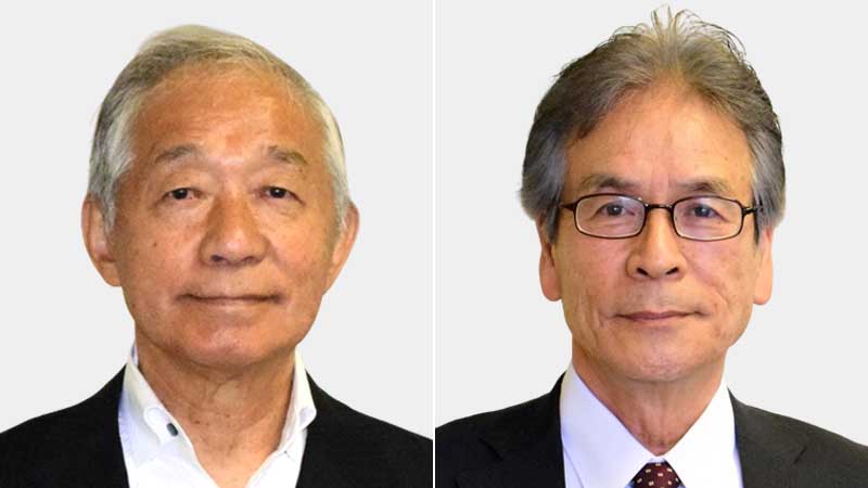 (左から届け出順)小高陽一氏、横坂健治氏
