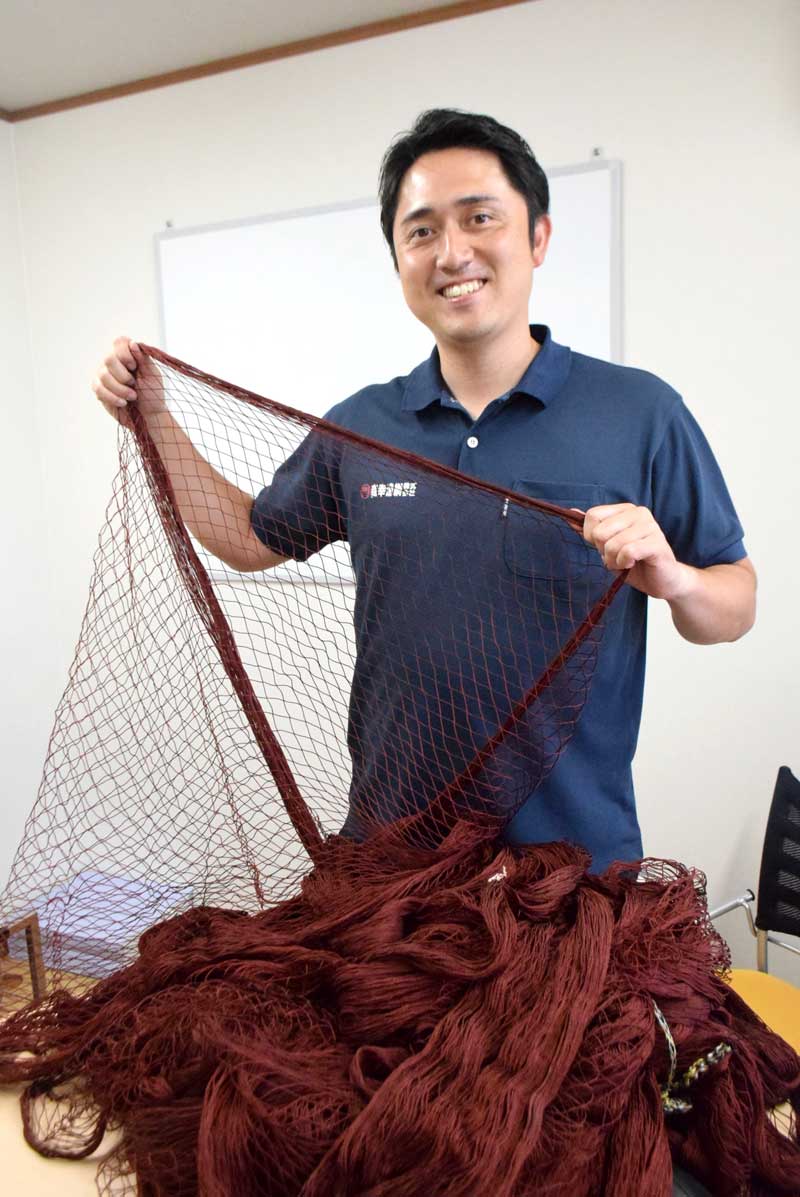 県内などでリサイクルの動きに期待感を示す森田社長=銚子市