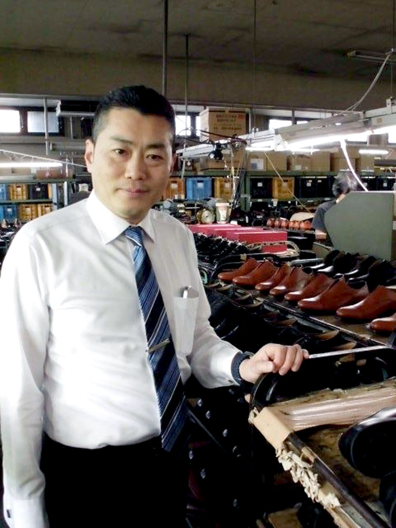 シューフィッターの資格を持つ伊藤社長