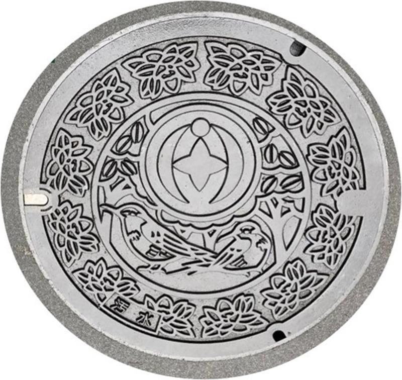 浮上・飛散防止機能のついた新型マンホールふた