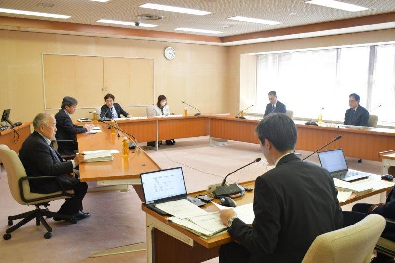 宿泊税の独自課税について検討する成田市の有識者会議＝２８日、同市役所