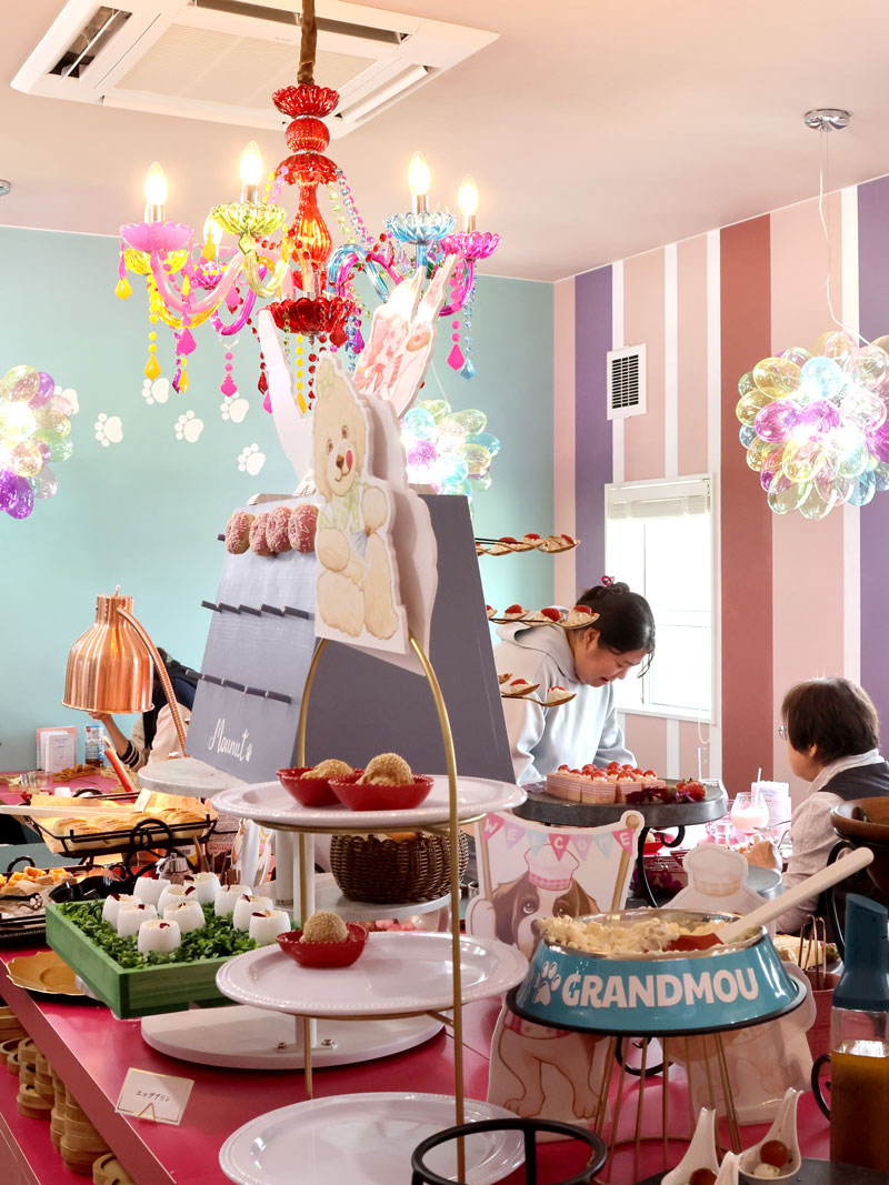 ビュッフェの様子